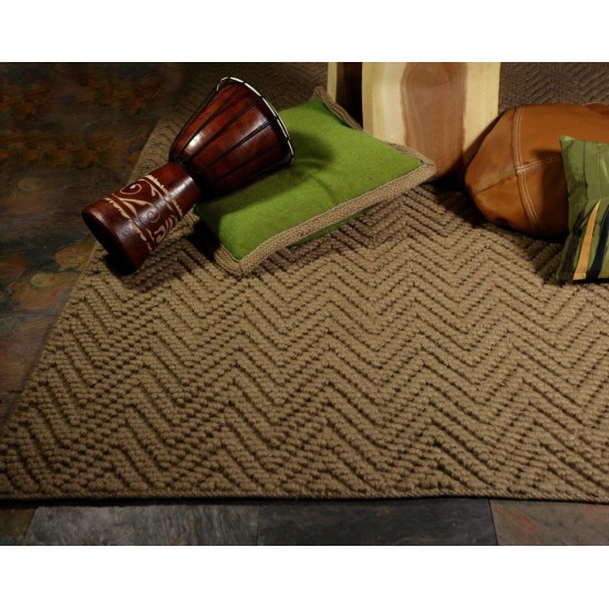 Porto Natural Herringbone 2' x 7'6" Runner Rug