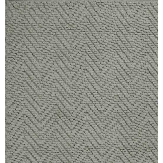 Porto Grey Heather Herringbone 2' x 7'6" Runner Rug