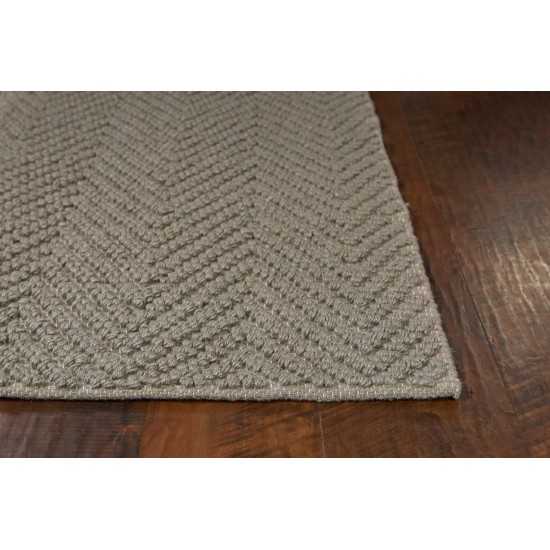 Porto Grey Heather Herringbone 3'3" x 5'3" Rug