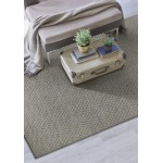 Porto Grey Heather Herringbone 6'6" x 9'6" Rug