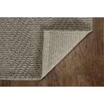 Porto Grey Heather Herringbone 6'6" x 9'6" Rug