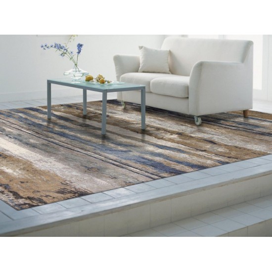 Provence Ivory/Blue Landscape 2'2" x 3'7" Rug