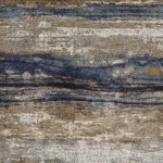 Provence Ivory/Blue Landscape 5'3" x 7'7" Rug