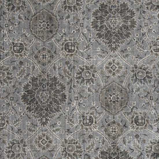 Provence Silver Allover Kashan 2'2" x 3'7" Rug