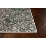 Provence Ivory/Blue Damask 2'2" x 3'7" Rug