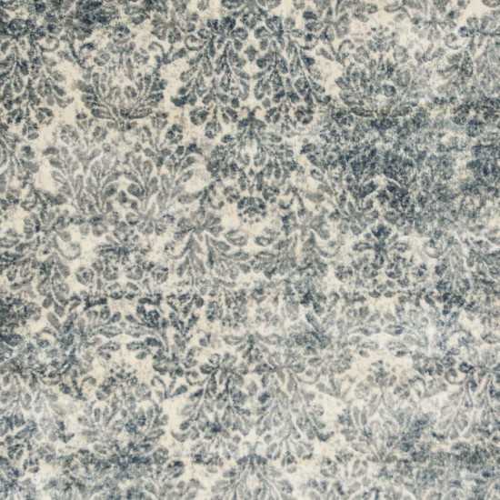 Provence Ivory/Blue Damask 2'2" x 3'7" Rug