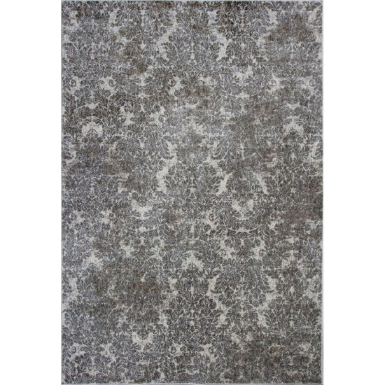 Provence Ivory/Sand Damask 2'2" x 3'7" Rug