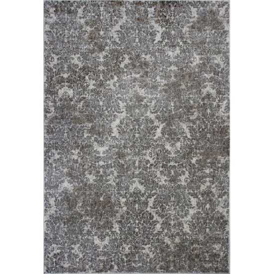 Provence Ivory/Sand Damask 5'3" x 7'7" Rug