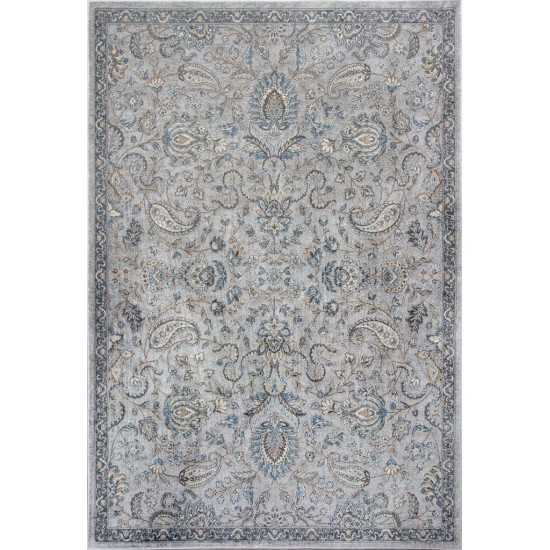 Provence Silver/Blue Mahal 2'2" x 3'7" Rug