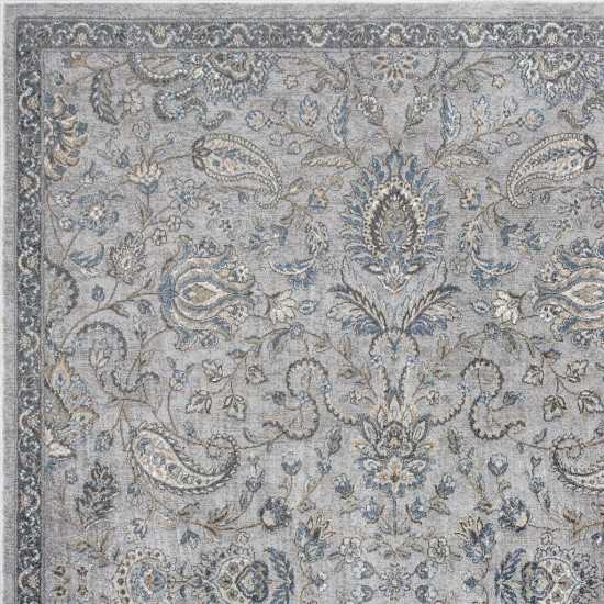 Provence Silver/Blue Mahal 2'2" x 3'7" Rug