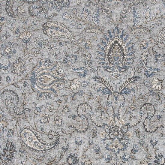 Provence Silver/Blue Mahal 2'2"X 6'11" Runner Rug