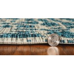 Provo Teal Safari 7'10" Round Rug