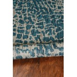 Provo Teal Safari 7'10" Round Rug
