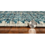 Provo Teal Horizon 7'10" Round Rug