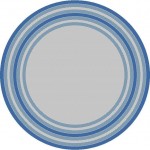 Provo Grey/Denim Cape Cod 7'10" Round Rug