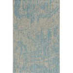 Provo Teal Strokes 2’7” x 3’11” Rug