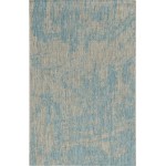 Provo Teal Strokes 5'3" x 7'7" Rug