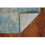 Provo Teal Strokes 7'10" Round Rug