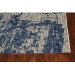 Provo Grey/Denim Strokes 7'10" Round Rug