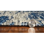 Provo Grey/Denim Strokes 7'10" Round Rug