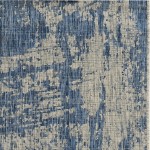 Provo Grey/Denim Strokes 7'10" Round Rug
