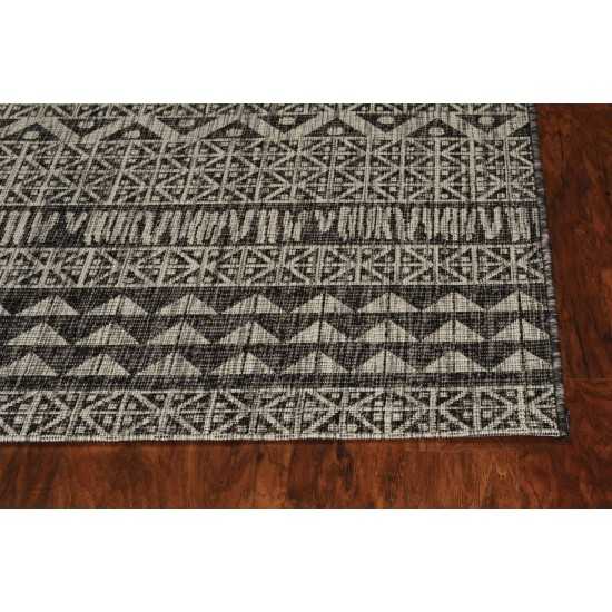 Provo Charcoal Tribe 2’7” x 3’11” Rug