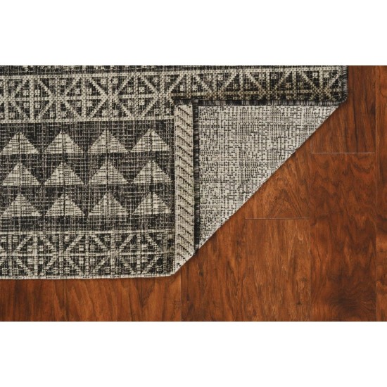 Provo Charcoal Tribe 2’7” x 3’11” Rug