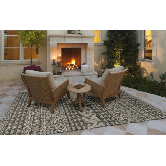Provo Charcoal Tribe 2’7” x 3’11” Rug