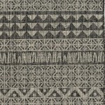 Provo Charcoal Tribe 2’7” x 3’11” Rug