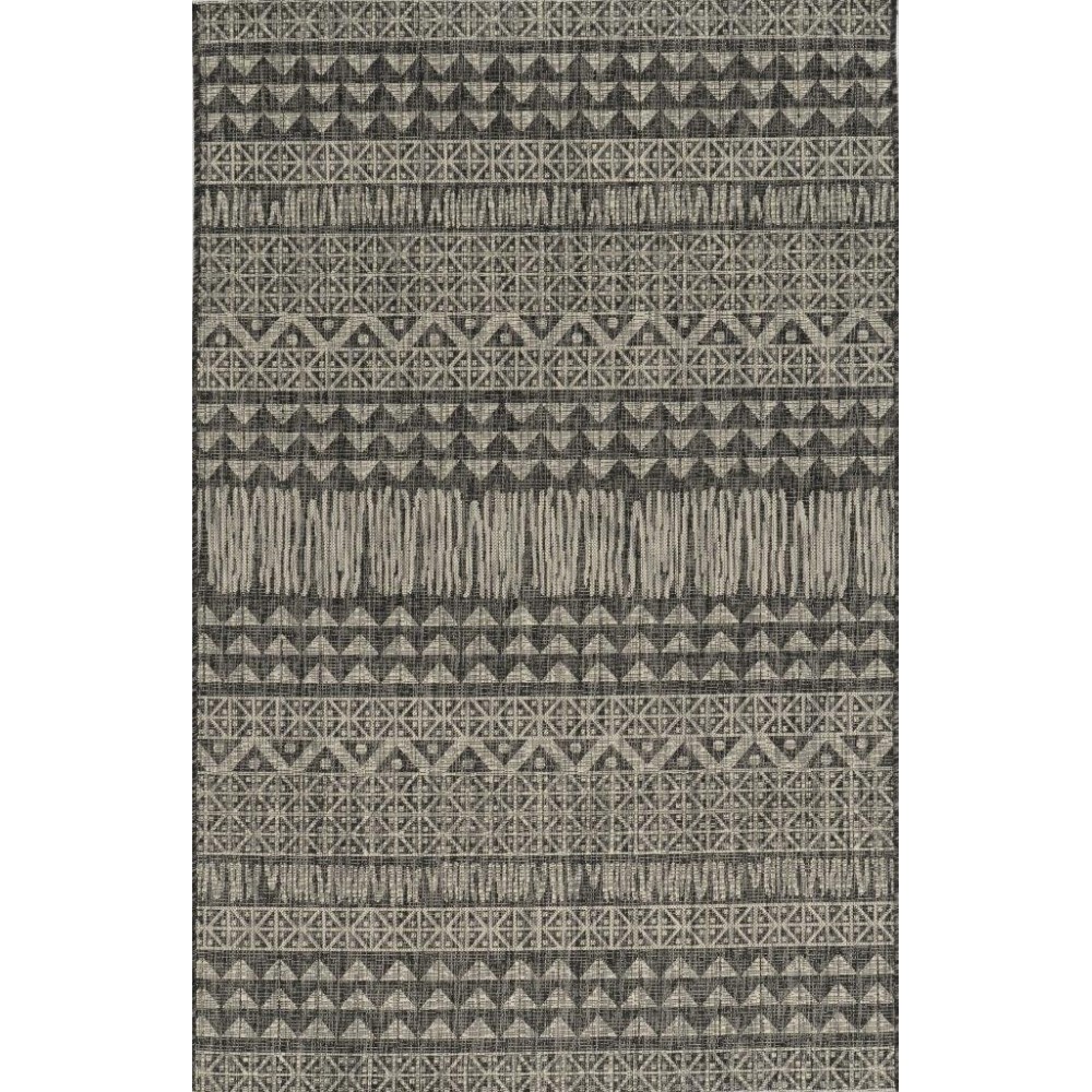 Provo Charcoal Tribe 5'3" x 7'7" Rug