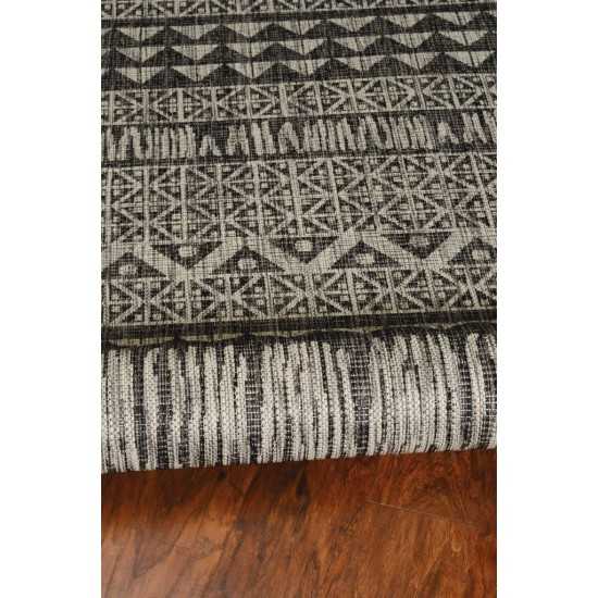 Provo Charcoal Tribe 5'3" x 7'7" Rug