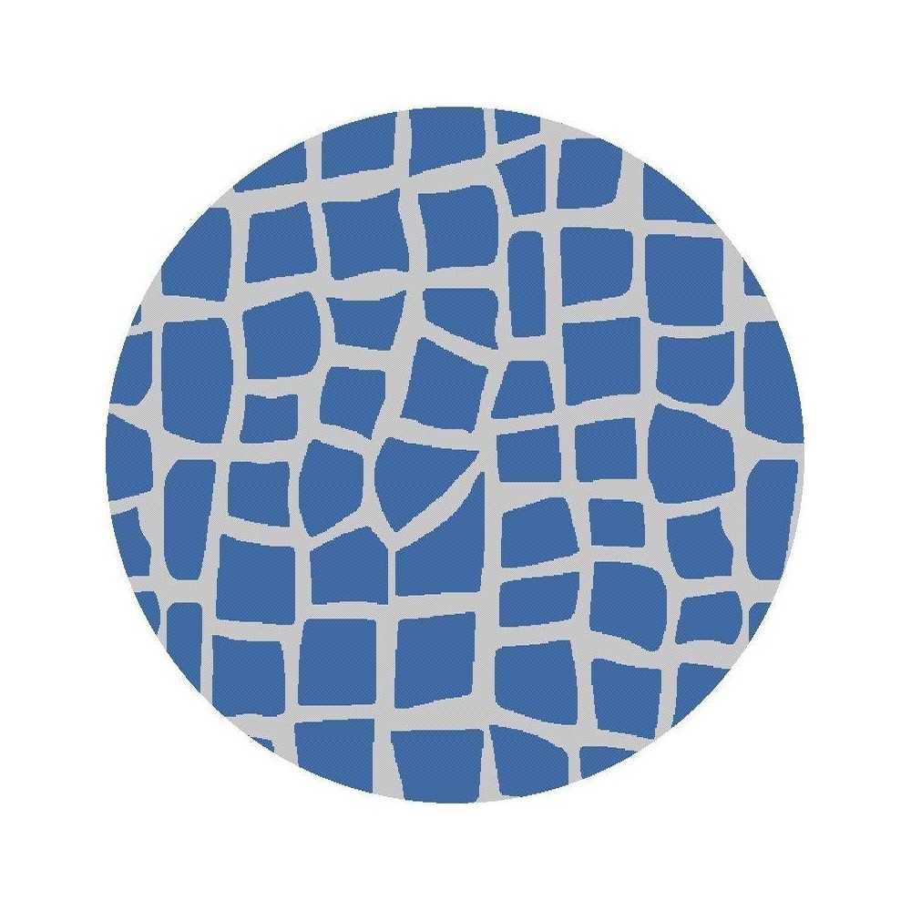 Provo Blue/Grey Bedrock 7'10" Round Rug Provo Blue/Grey Bedrock 7'10" Round Rug