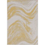 Provo Ivory/Gold Strokes 3'3" x 4'11" Rug