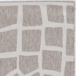 Provo Ivory/Grey Bedrock 2’7” x 3’11” Rug