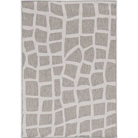 Provo Ivory/Grey Bedrock 3'3" x 4'11" Rug