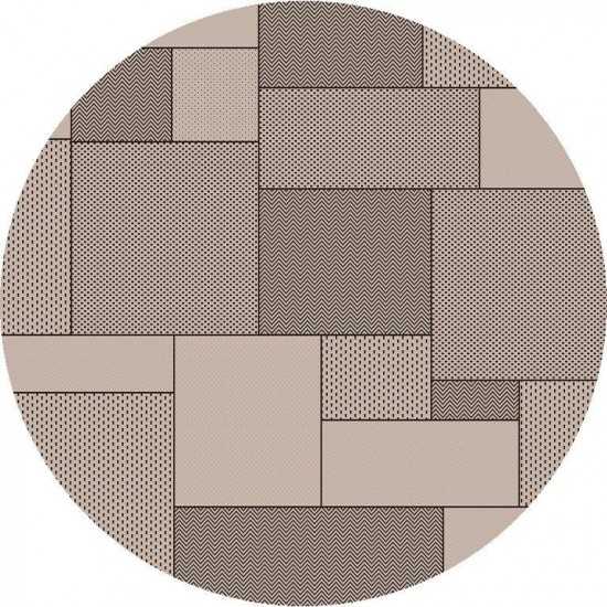 Provo Grey Gates 7'10" Round Rug