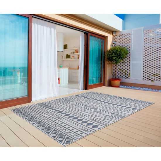 Provo Ivory/Blue Natura 2’7” x 3’11” Rug