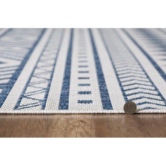 Provo Ivory/Blue Natura 3'3" x 4'11" Rug