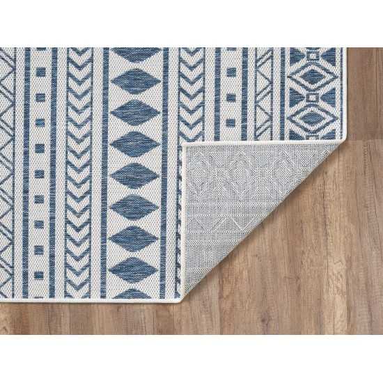 Provo Ivory/Blue Natura 7'10" x 10'10" Rug