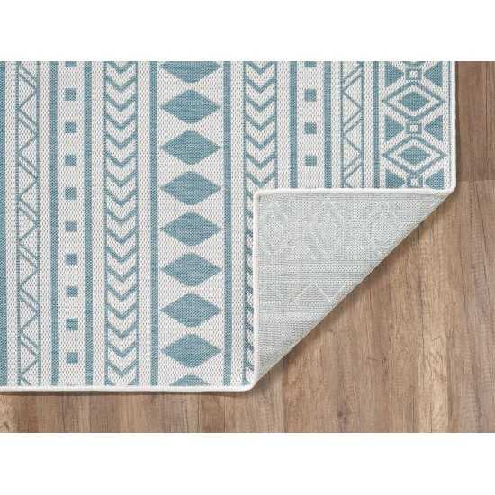 Provo Ivory/Aqua Natura 3'3" x 4'11" Rug