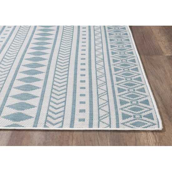 Provo Ivory/Aqua Natura 5'3" x 7'7" Rug