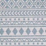 Provo Ivory/Aqua Natura 7'10" Round Rug