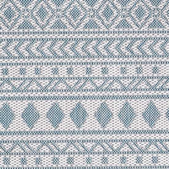 Provo Ivory/Aqua Natura 7'10" Round Rug
