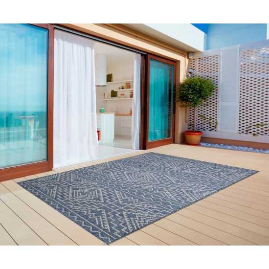 Provo Blue Quinn 5'3" x 7'7" Rug