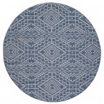 Provo Blue Quinn 7'10" Round Rug