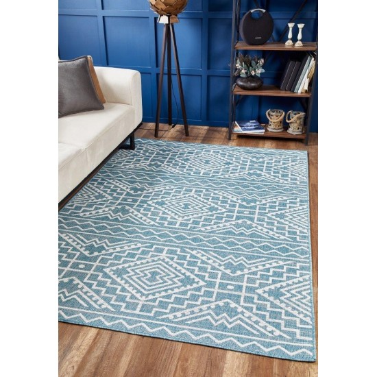 Provo Aqua Quinn 2’7” x 3’11” Rug