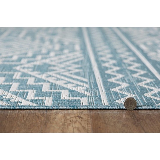 Provo Aqua Quinn 3'3" x 4'11" Rug