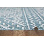 Provo Aqua Quinn 7'10" Round Rug