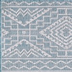 Provo Aqua Quinn 7'10" Round Rug