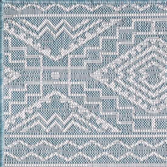 Provo Aqua Quinn 7'10" Round Rug
